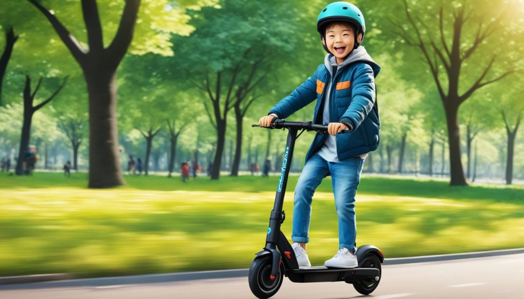 Affordable kids electric scooter